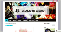 Desktop Screenshot of lacqueredlawyer.com